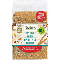 Speltcrackers met Zaden bio