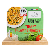 Konjac Spaghetti - Vrolijke Romige Spinazie 