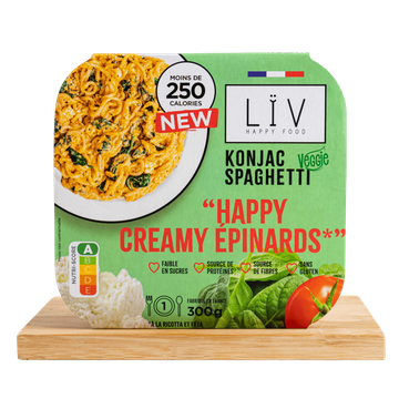 Konjac Spaghetti - Happy Creamy Spinach