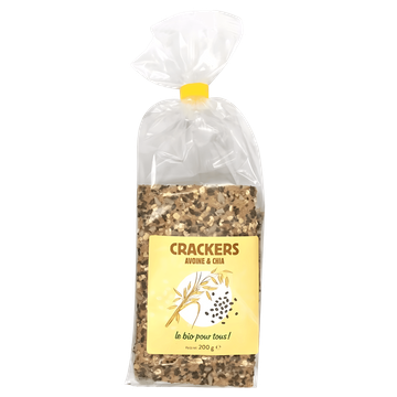 Oat Chia Crackers