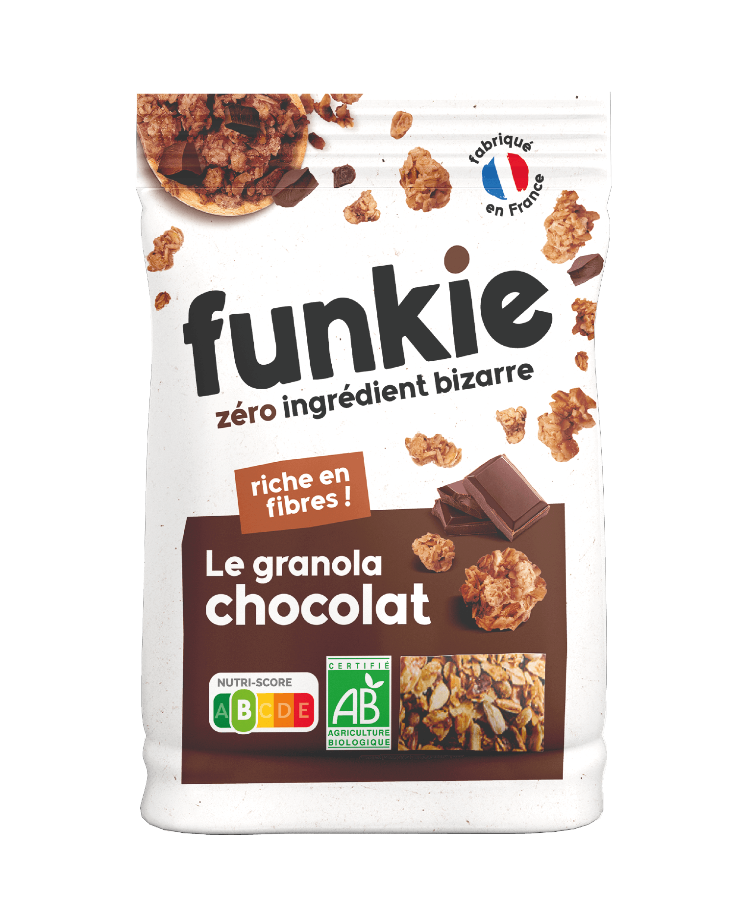 Chocolate & Chickpea Flake Granola