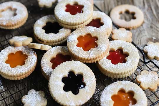 Biscuits miroirs au coeur fruité image