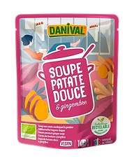 Zoete Aardappel Gember Soep bio