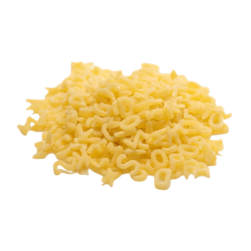 Pâtes Alphabets Blanches En Vrac BIO