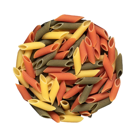Tri-Color Penne in Bulk