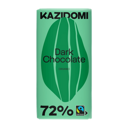 Dark Chocolate 72% Fair Trade Organic BBD : 31/05/23