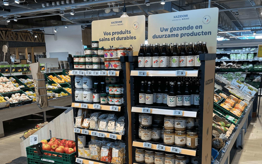 Découvrez la collaboration Kazidomi x Delhaize