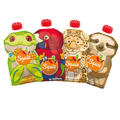 Herbruikbare Squiz Papegaai Fles