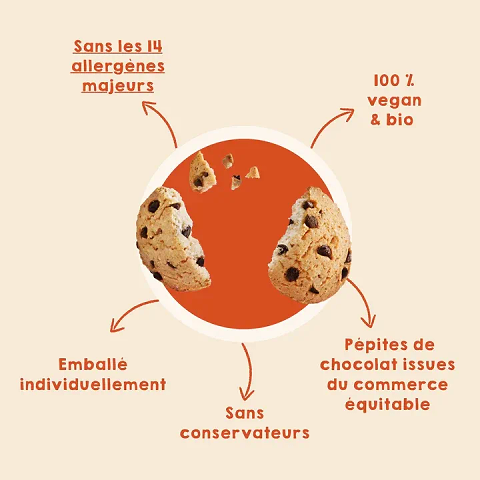 Cookies Pépites Chocolat Sans Gluten
