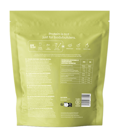 Matcha-eiwitpoeder (64% eiwit)