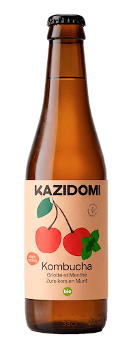 Kombucha Kers & Munt bio