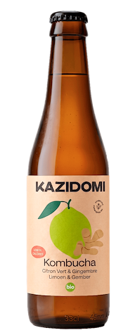 Limoen & Gember Kombucha bio
