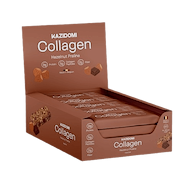 Collageenreep met hazelnootpraliné (5 g collageen / reep) 