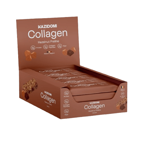 Barre au Collagène Praliné Noisette (5 g de collagène / barre)