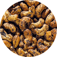 Black Garlic Cashews Organic