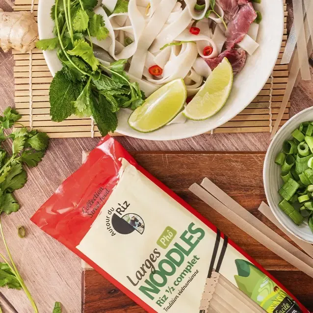 Grote ½ Volkoren Rijstnoedels