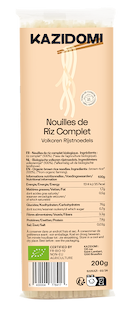 Nouilles de Riz Complet Bio