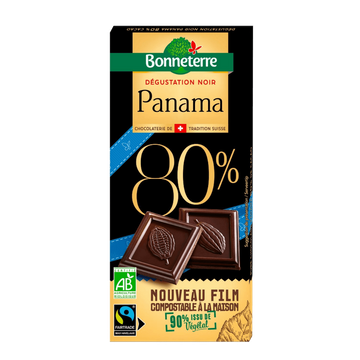 Chocolat Noir Panama 80% BIO