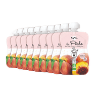 Perzik Knijpzakje vanaf 4 maanden bio