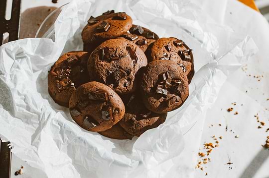 Cookies vegan coeur chocolat