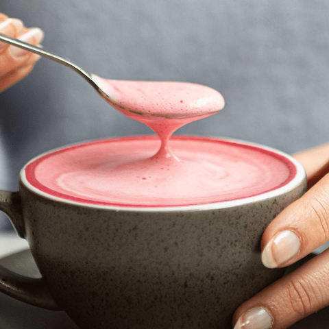 Latte Pink Chai Collagène