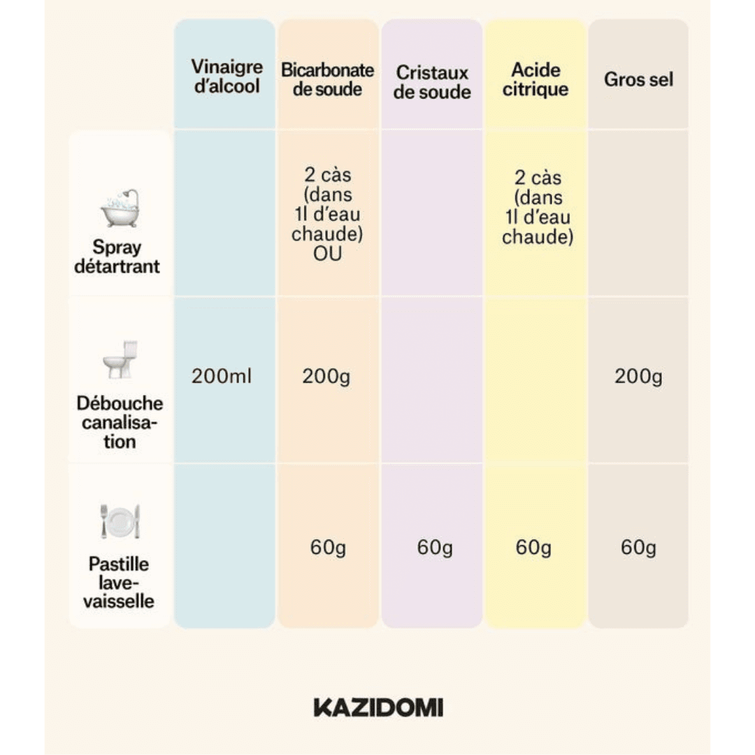 Pack Poudres Découverte Entretien (percarbonate, bicarbonate, acide citrique et soude)