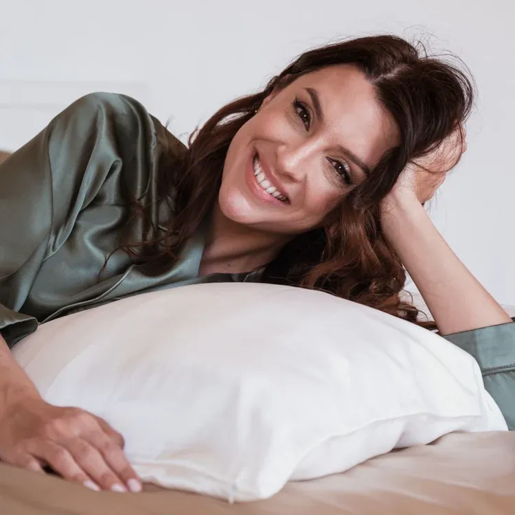 Square Pillowcase in Pure Mulberry