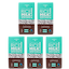 Pack x5 Chocolat Vegan Amandes Caramel Salé Équitable