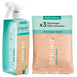 Pack Spray 500ml + Recharges Nettoyant Surfaces 0
