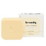 2en1 Enfant Solide - Corps & Cheveux - Huiles d'Amande & Beurre de Cacao - 125g 0