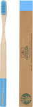 Blue Biodegradable Bamboo Toothbrush  0