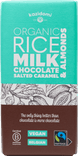 Chocolade Vegan Amandelen en gezouten Karamel Fair Trade THT : 30/09/22 0