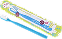 Brosse à dents rechargeable bleue Medium 0