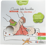 Carrés Bébé Lavables Eucalyptus Biface 0