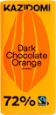 Donkere Chocolade 72% Sinaasappel Fairtrade