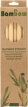 Pack 12 Bamboo Straws 14cm