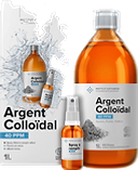 Argent Colloïdal à 40 PPM 1L + Spray à remplir