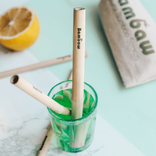 Bamboo straws 6 straws 14cm & 6 straws 22cm 1