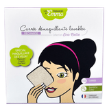 Bamboo Make-up Remover Square Unbleached 1