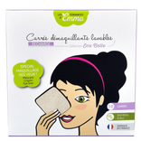 Bamboo Make-up Remover Square Unbleached 1