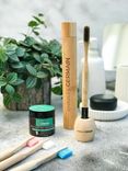 Bamboo Toothbrush Black Biodegradable 1x Organic 1