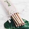 12 Pailles Bambou 22cm 2