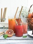 12  Pailles Bambou 14cm 2