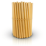 12  Pailles Bambou 14cm 3