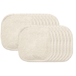 Bamboo Make-up Remover Square Unbleached 5