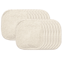 Carrés Démaquillants Lavables Bambou Ecru 6