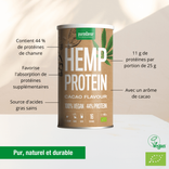 Hemp Protein Powder Chocolate (44% Protein) 1