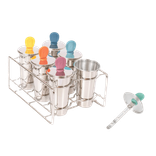Set 6 Moules glaces et Bâtonnets inox 1