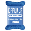 Eponge Lavable Grattante Bleue 0
