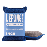 Eponge Lavable Grattante Bleue 1